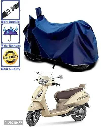RONISH Waterproof Bike Cover/Two Wheeler Cover/Motorcycle Cover (Navy Blue) For TVS Jupiter classic