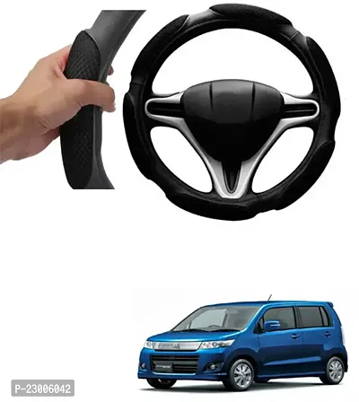 Car Better Grip Black Steering Wheel Cover (Slip-in) For Maruti Suzuki WagonR Stingray