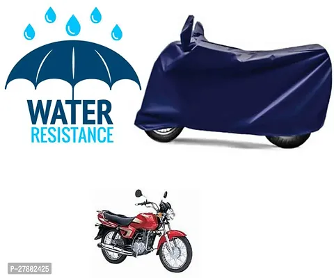 Designer Bike Body Cover Navy Blue For Suzuki Heat