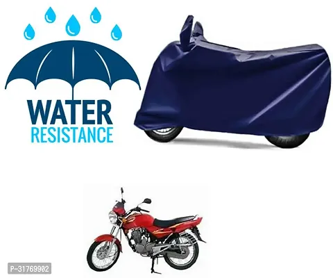 Splendid Waterproof Polyester Two Wheeler Cover Suitable For Hero Ambition Bikes