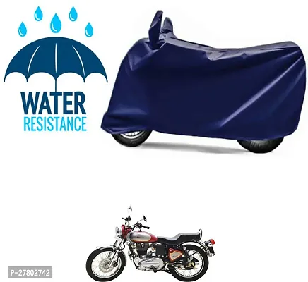 Designer Bike Body Cover Navy Blue For Royal Enfield Electra 5S