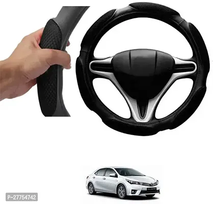 Car Steering Cover Black 6G Skidproof For Toyota Altis