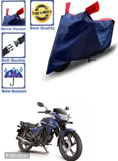 RONISH Waterproof Two Wheeler Cover (Black,Red) For Honda SP 125_k76