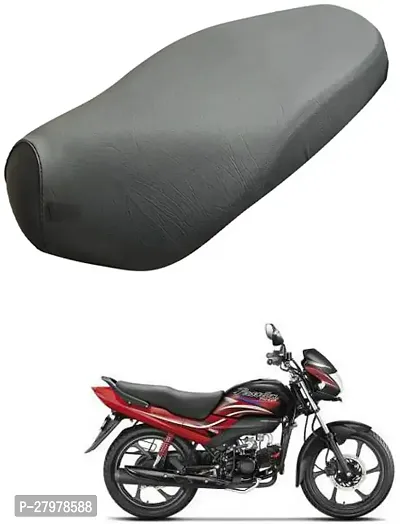 Two Wheeler Seat Cover Black For Hero Passion Pro-thumb0