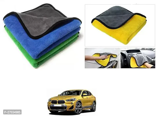 Car Cleaning Microfiber Cloth Pack Of 2 Multicolor For BMW X2