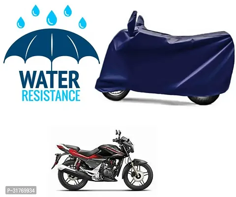 Splendid Waterproof Polyester Two Wheeler Cover Suitable For Hero All Bike Models-thumb0