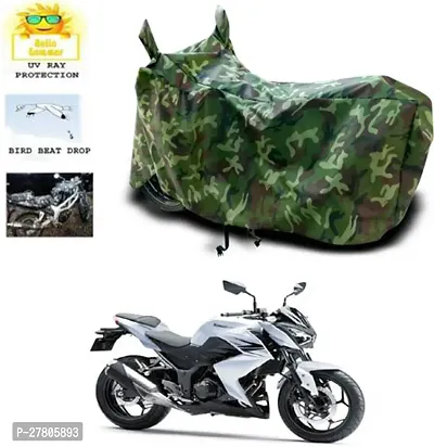 Designer Bike Body Cover Jungle Green For Kawasaki Z250