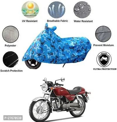 Protective Polyester Bike Body Cover For Hero Splendor Pro Classic