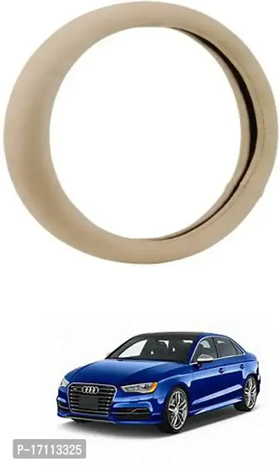 Car Stering Cover Round Beige For S3