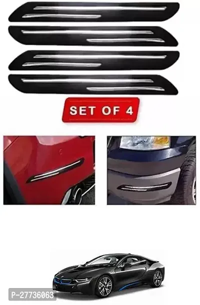 Protective Silicone Car Bumper Protector Guard For Universal For Car I8-Pack Of 4