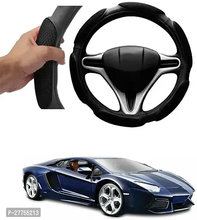 Car Steering Cover Black 6G Skidproof For Lamborghini Aventador