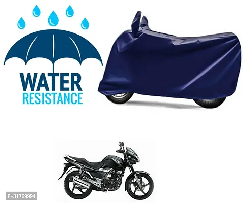 Splendid Waterproof Polyester Two Wheeler Cover Suitable For Suzuki GS 150R Bikes-thumb0