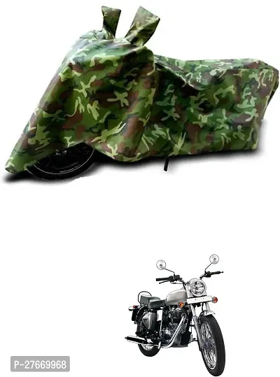 Water Resistant Polyester Bike Cover For Royal Enfield Bullet Electra Twinspark