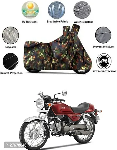 Protective Polyester Bike Body Covers For Hero Splendor Pro Classic