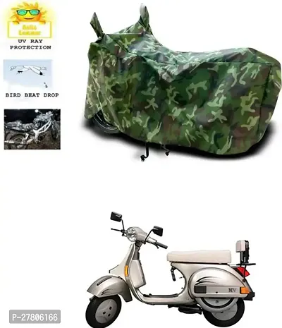 Designer Bike Body Cover Jungle Green For Lml Nv