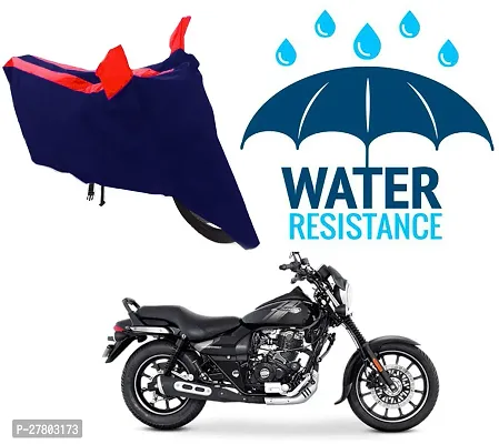 Designer Bike Body Cover Red And Blue For Tvs Avenger 160 Street