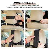 Stylish Car Ergonomic Neck Pillow Memory Foam Neck Support for Neck, Back Pain Relief Neck Rest Support Cushion For Maruti Suzuki Swift Dzire-thumb1