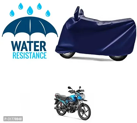 Splendid Waterproof Polyester Two Wheeler Cover Suitable For Hero Passion Pro TR Bikes