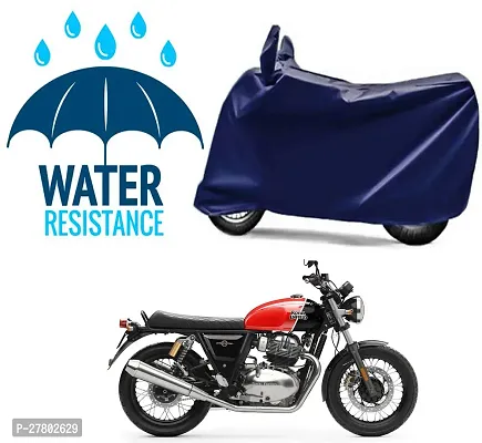 Designer Bike Body Cover Navy Blue For Royal Enfield Interceptor 650