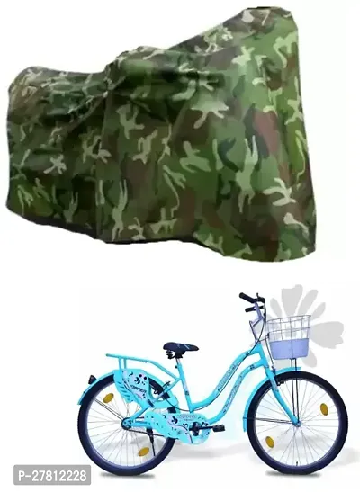 Designer Cycle Cover Green Jungle For Fastway Bicycle Fw-Alyssa Lady Bike-thumb0