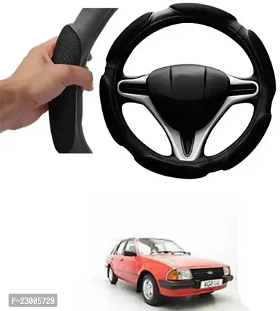 Car Better Grip Black Steering Wheel Cover (Slip-in) For Ford Escort-thumb0