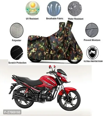 Water Resistant Polyester Bike Cover For Hero Glamour i3s-thumb0