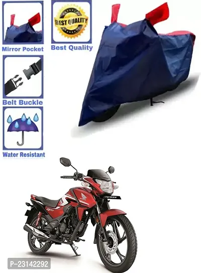 RONISH Waterproof Two Wheeler Cover (Black,Red) For Honda SP 125_k77-thumb0