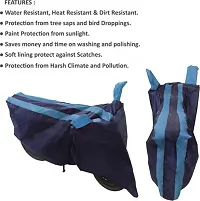 Classic Bike Body Cover Blue For Hero HF Deluxe Eco-thumb1