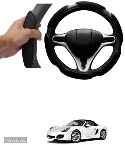 Car Better Grip Black Steering Wheel Cover (Slip-in) For Honda BR-V