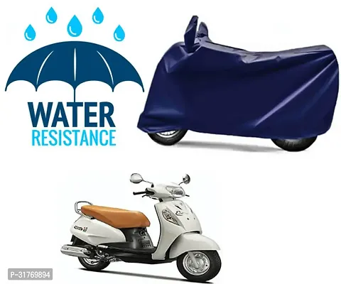 Splendid Waterproof Polyester Two Wheeler Cover Suitable For Suzuki Access SE Bikes-thumb0