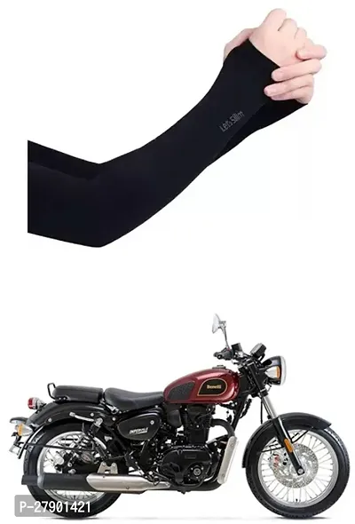 Stylish Breathable and Stretchable Arm Sleeve With Thumb Hole For Benelli Imperiale 400