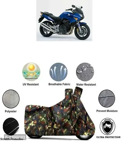 Water Resistant Polyester Bike Cover For Honda CBF