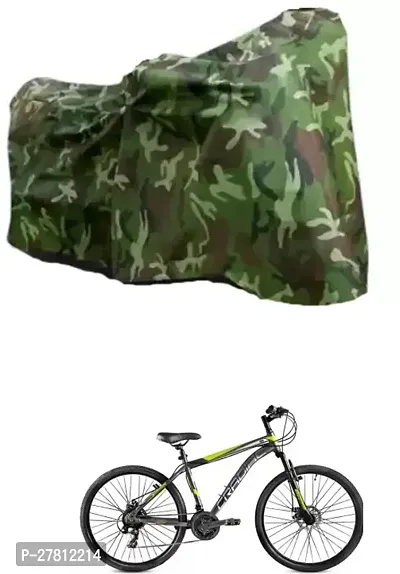 Designer Cycle Cover Green Jungle For Cradiac Hustler 21 Speed 26 T Mountain-thumb0