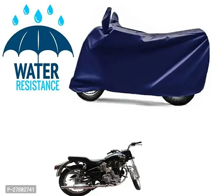 Designer Bike Body Cover Navy Blue For Royal Enfield Electra 4S