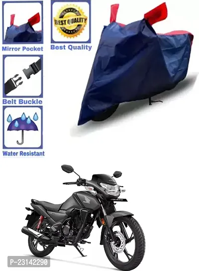 RONISH Waterproof Two Wheeler Cover (Black,Red) For Honda SP 125_k75-thumb0