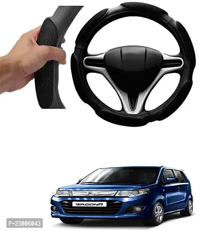 Car Better Grip Black Steering Wheel Cover (Slip-in) For Maruti Suzuki WagonR