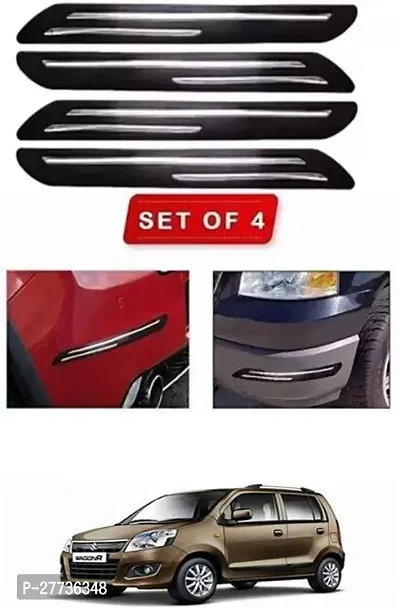 Protective Silicone Car Bumper Protector Guard For Maruti Suzuki WagonR-Pack Of 4