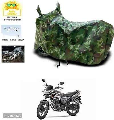 Designer Bike Body Cover Jungle Green For Honda Cb Shine