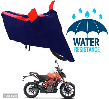 Designer Bike Body Cover Red And Blue For Ktm 125 Duke