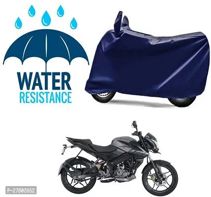 Designer Bike Body Cover Navy Blue For Bajaj Pulsar 160 Ns Dts-I