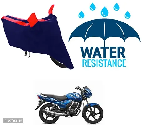 Designer Bike Body Cover Red And Blue For Tvs Star