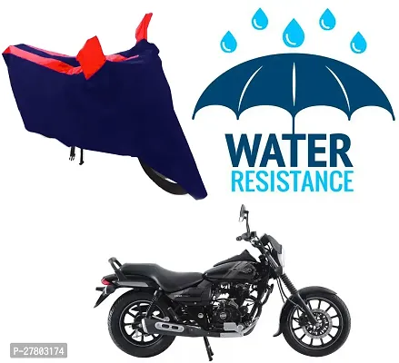 Designer Bike Body Cover Red And Blue For Tvs Avenger 180 Street