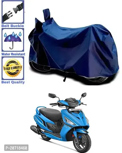 RONISH Waterproof Bike Cover/Two Wheeler Cover/Motorcycle Cover (Navy Blue) For Hero Maestro Edge 125