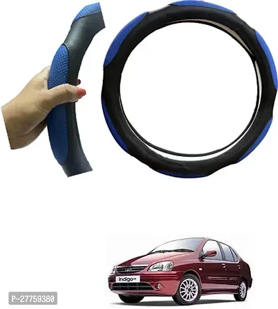 Car Steering Cover Blue 6G Heat Resistant For Tata Indigo