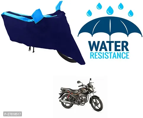 Classic Bike Body Cover Blue For Mahindra Pantero