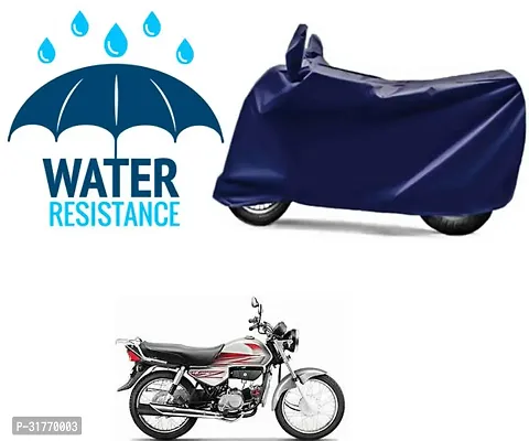 Splendid Waterproof Polyester Two Wheeler Cover Suitable For Hero HF Dawn Bikes