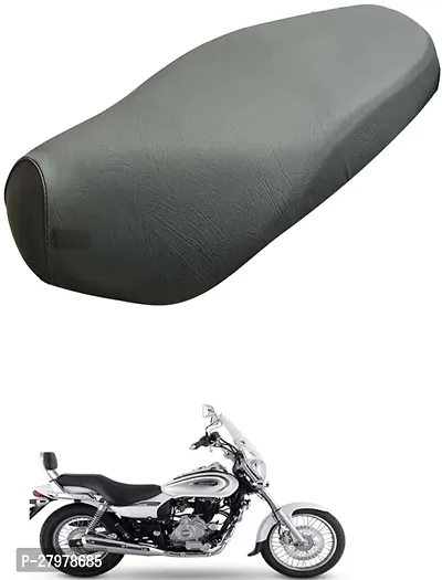 Two Wheeler Seat Cover Black For Bajaj Avenger Street 220-thumb0