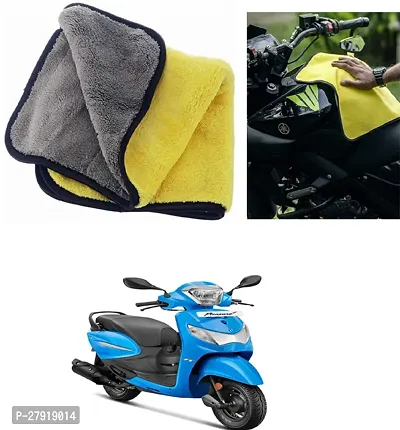 Stylish Bike Cleaning Cloth For Hero Pleasure+ 110-thumb0