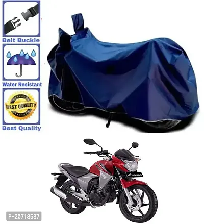 RONISH Waterproof Bike Cover/Two Wheeler Cover/Motorcycle Cover (Navy Blue) For Honda Unicorn Dazzler