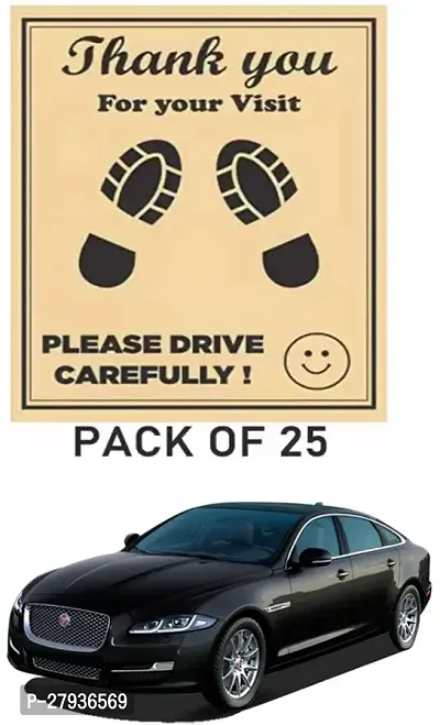 Car Paper Floor Foot Mat Of 25 Sheets Brown For Jaguar XJ L